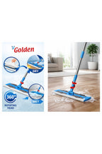 Mop plat pentru curățare uscată și umedă