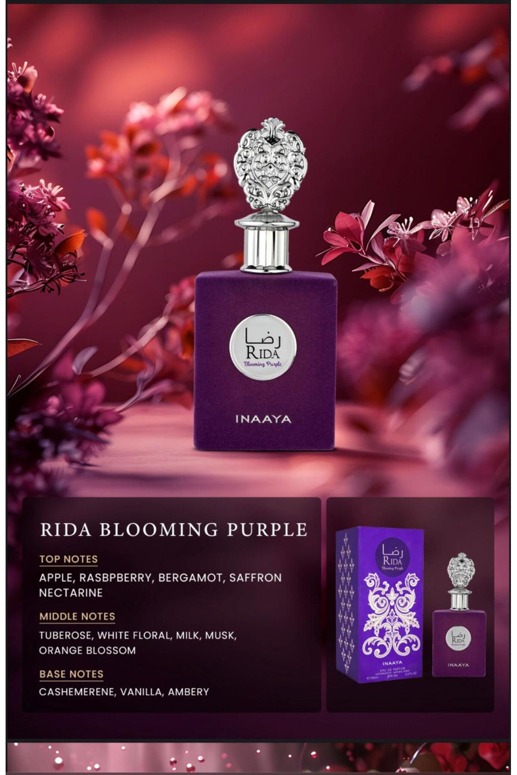 RIDA Blooming Purple,Parfum Arabesc Dama 100 ml