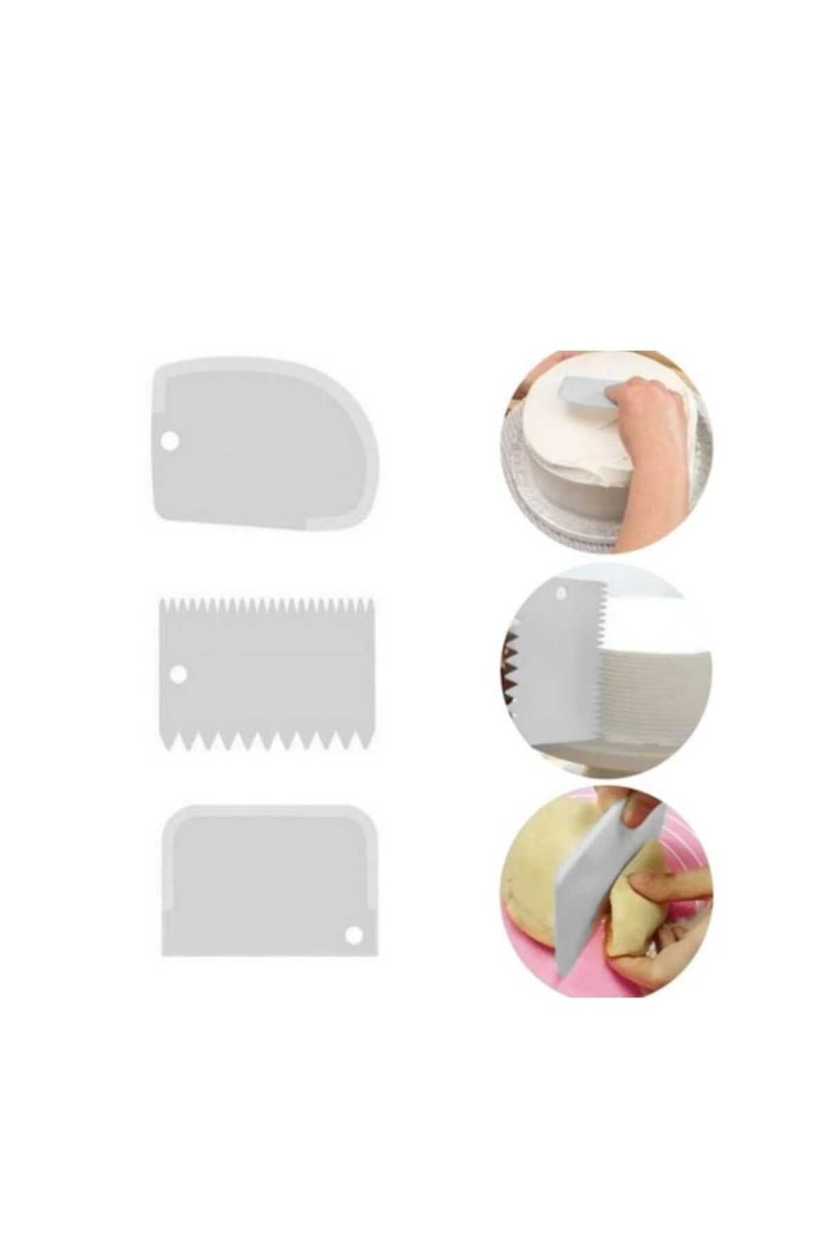 Platou rotativ ornare tort, Suprafata antiderapanta, Plastic, Rotund, Diametru 23/28 cm, Inaltime 7