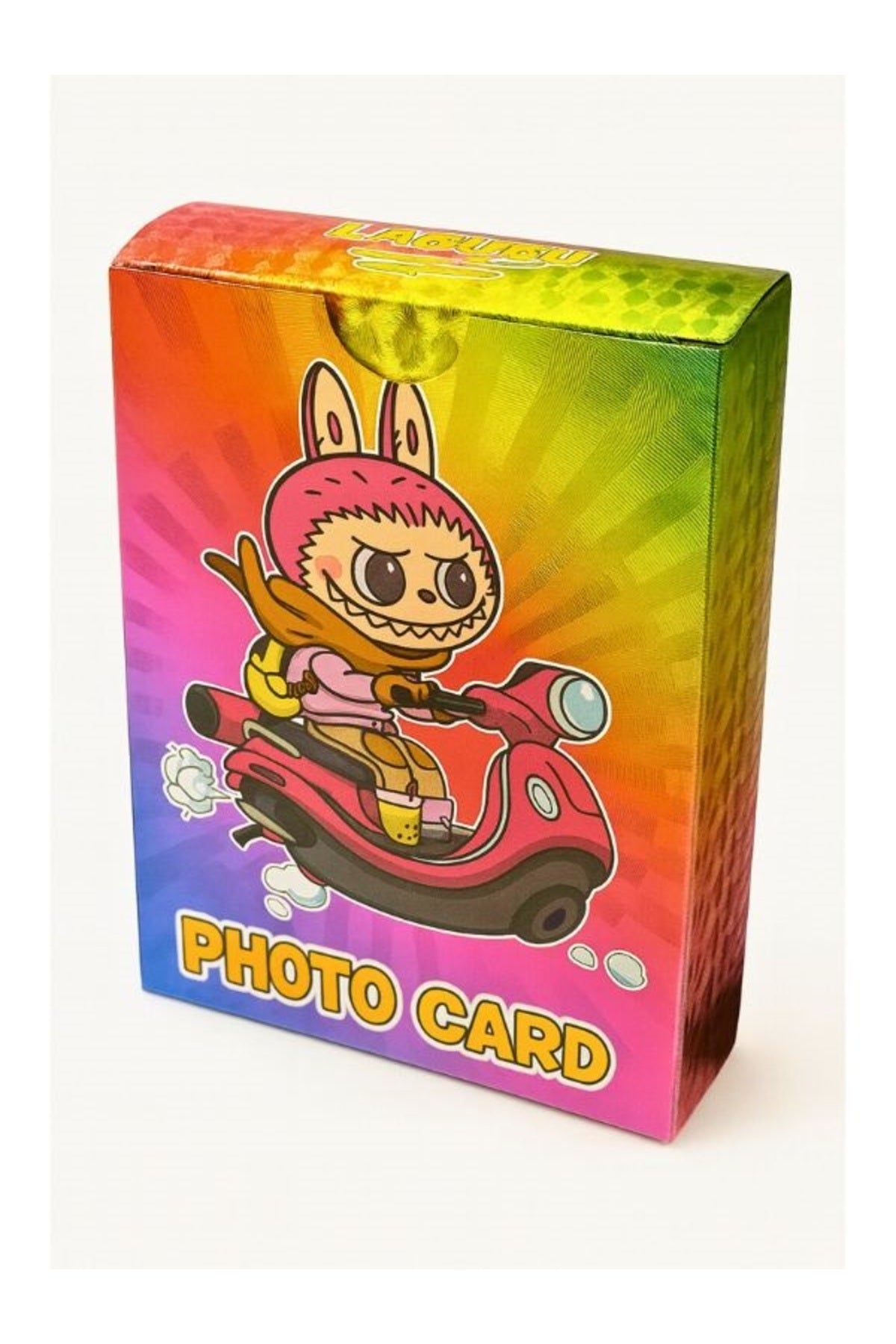 Set 55 Cartonașe Holografice Photo Card – Ilustrații Cute, Culori Vibrante