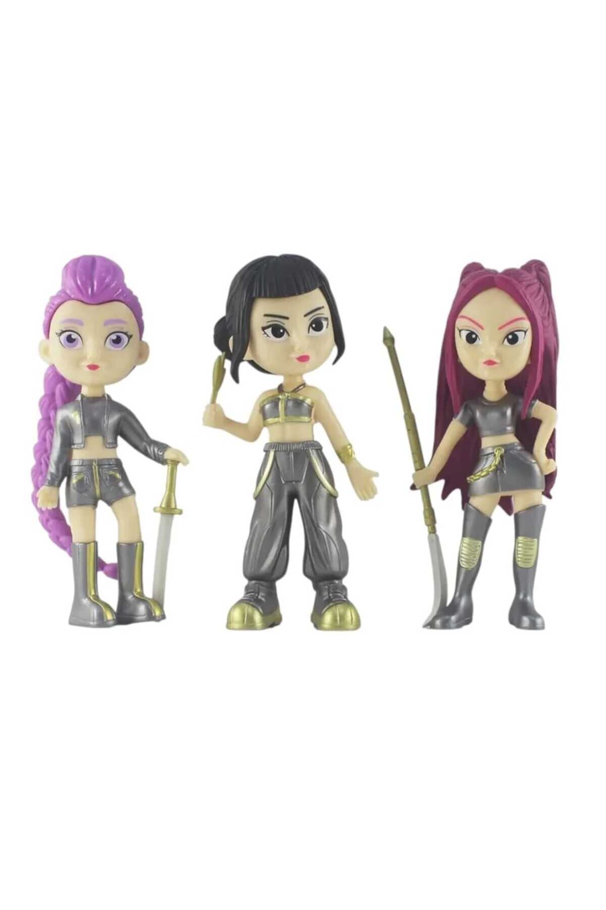 Set 6 figurine surpriza, K-pop Demon 3 ani +