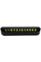 Placă de susținere cu afișaj număr de telefon pentru mașină - 130 x 33 x 25 mm