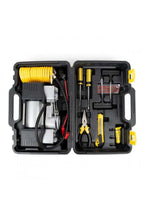 Kit de reparare a pană, compresor de 12V cu 2 cilindri și 7 accesorii