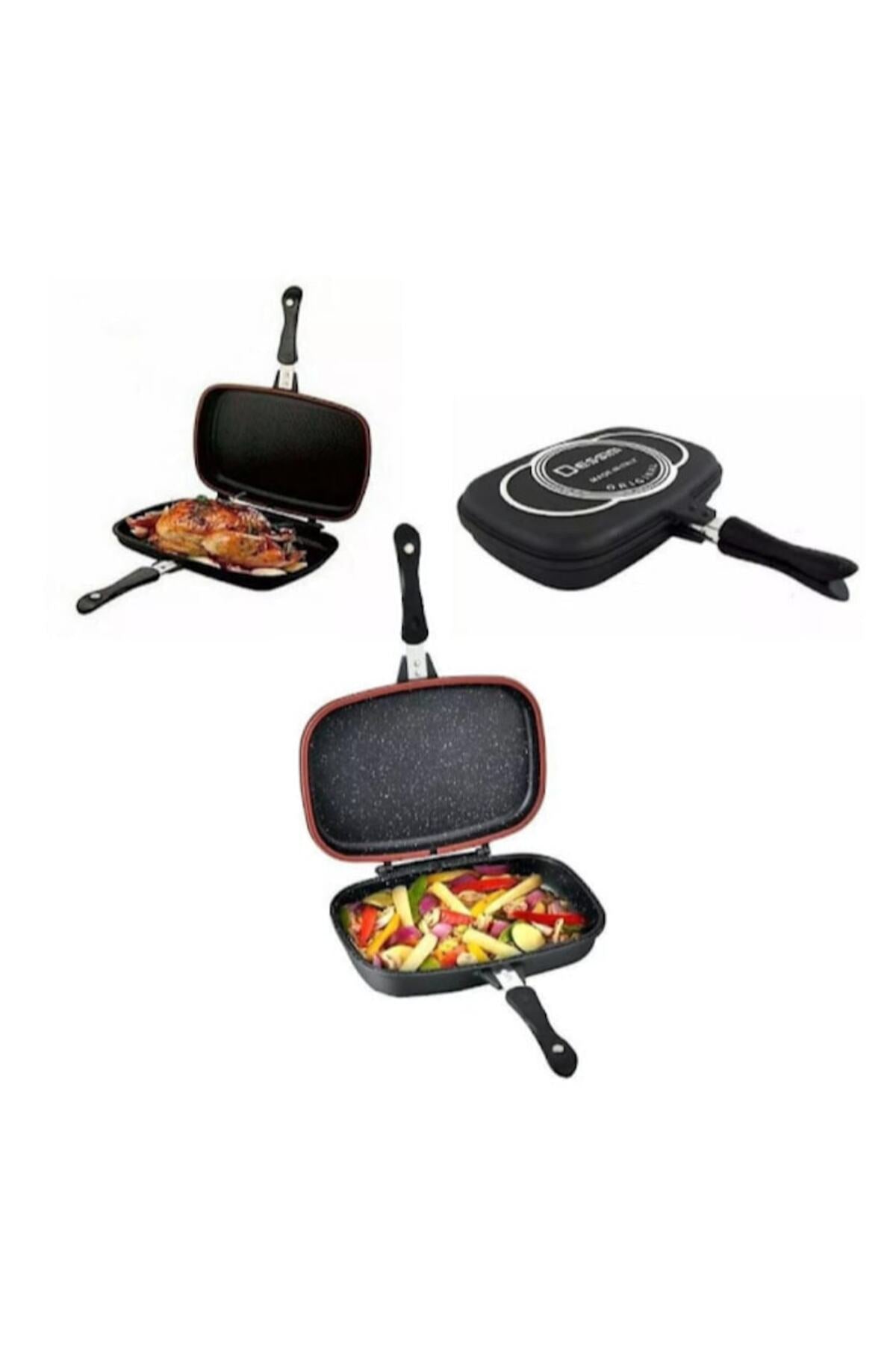 Tigaie dubla grill Dessini Italy antiaderenta 36 cm teleMAG