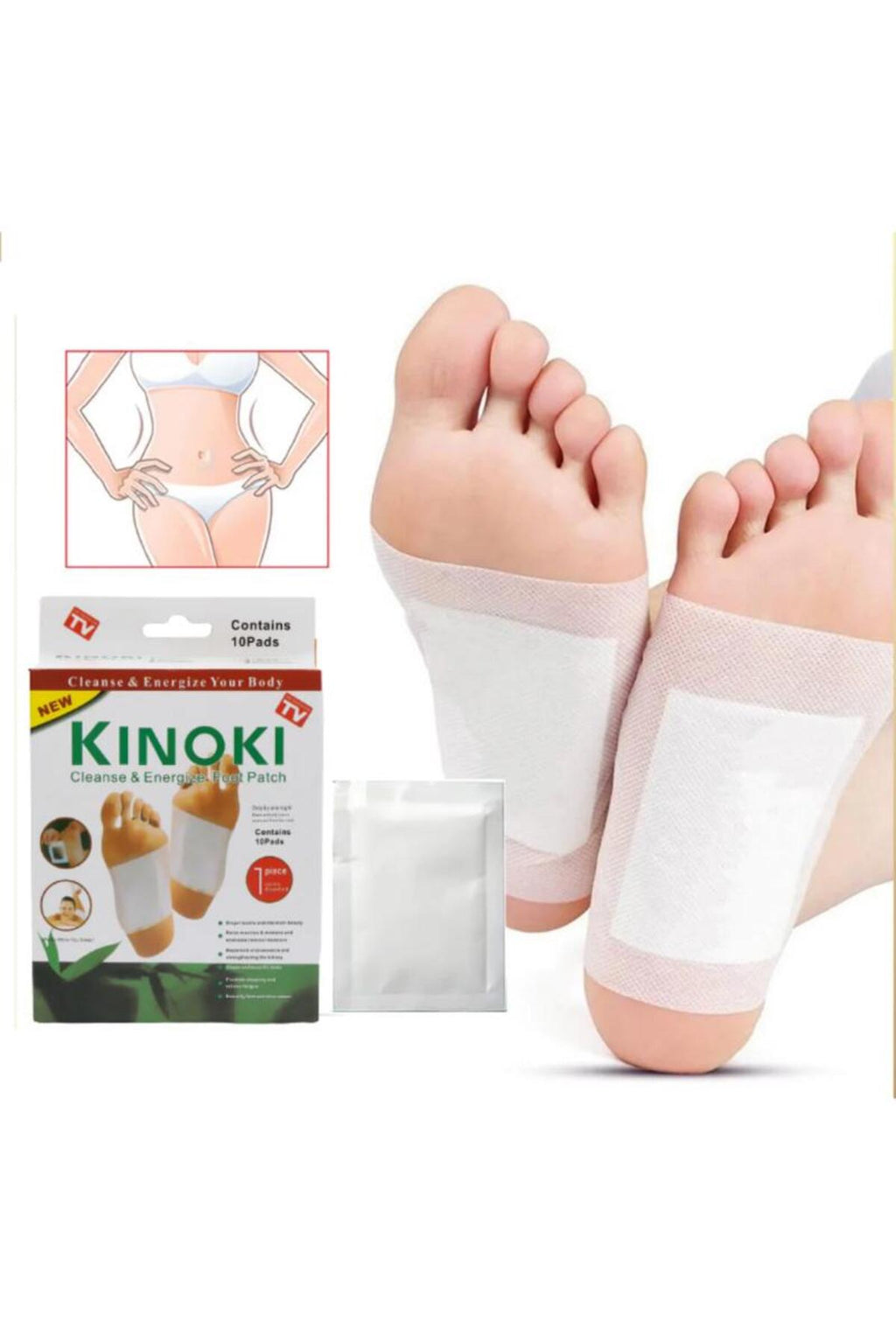 Set 100 plasturi cu turmalina Kinoki