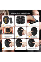 Aparat remodelare abdomen cu electrostimulare - SixPack Gym