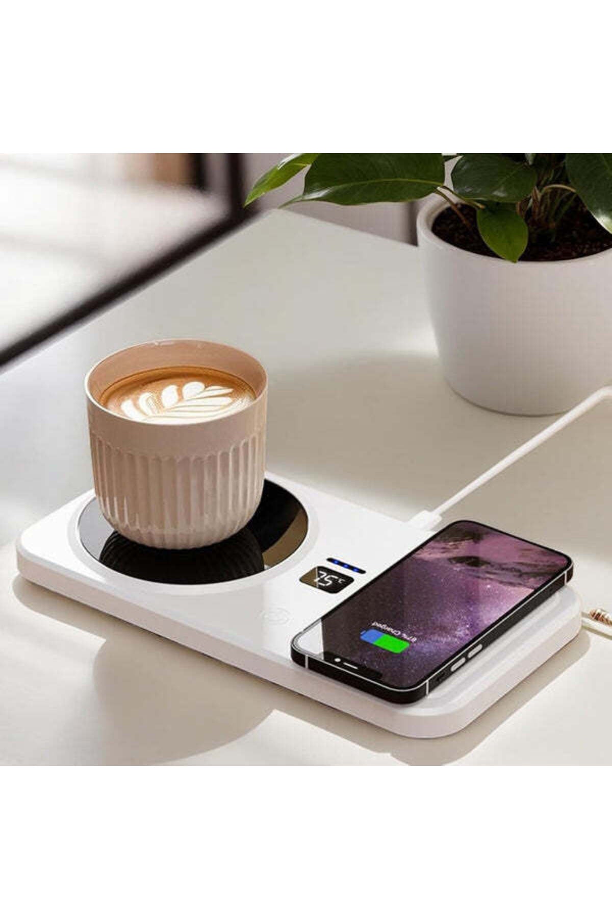 Încălzitor electric de cești cu încărcare wireless – Control inteligent al temperaturii