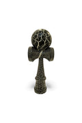 Kendama din Lemn – Model Cracked Negru – Jucărie de Îndemânare