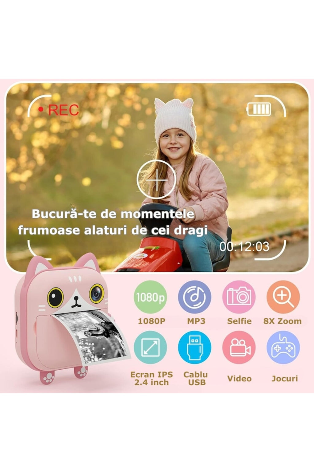 Cameră instantanee pentru copii,