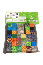 Set de puzzle Minecraft, blocuri, 36 de piese + figurină, multicolor