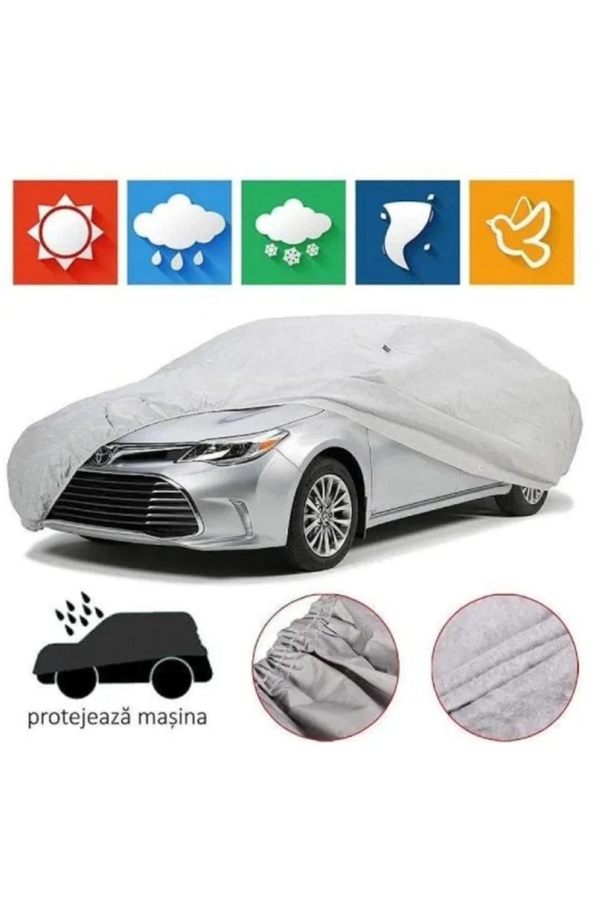 Husa auto Peva prelata impermeabila pentru autoturism S M L XL - L