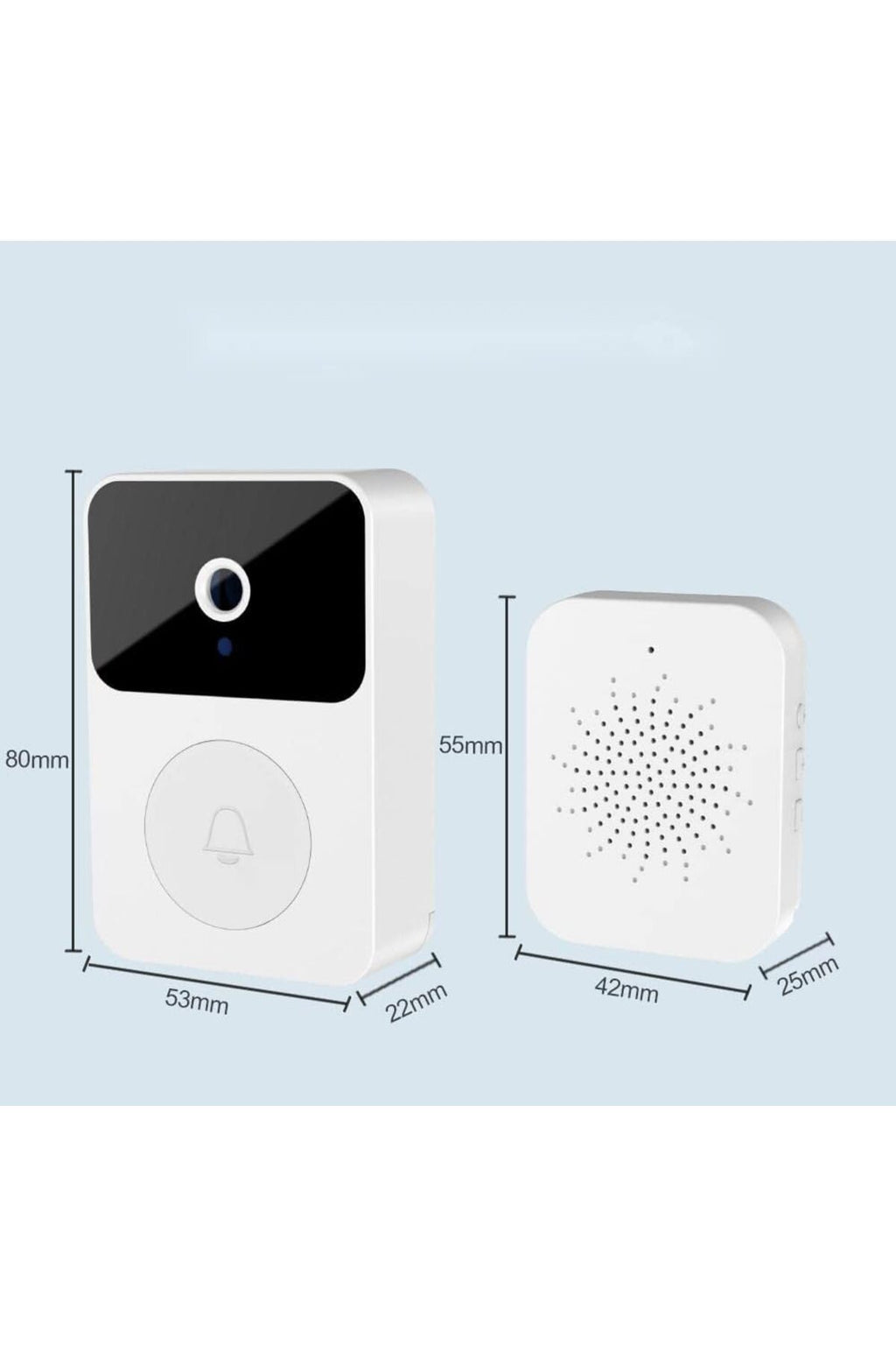 Sonerie Video Smart, WIFI, HD, Microfon, Nightvision, Compatibil IOS si Android, Distanta 30m