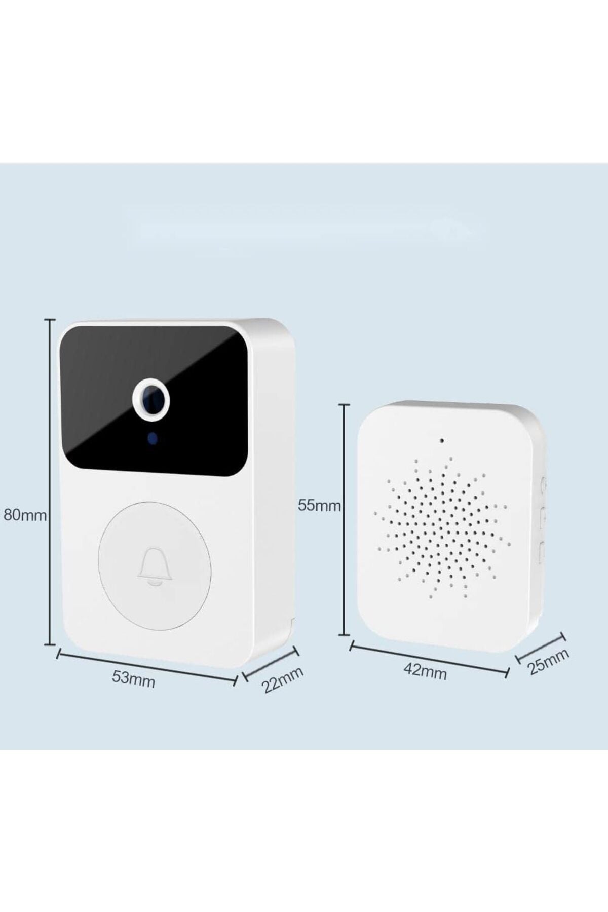 Sonerie Video Smart, WIFI, HD, Microfon, Nightvision, Compatibil IOS si Android, Distanta 30m