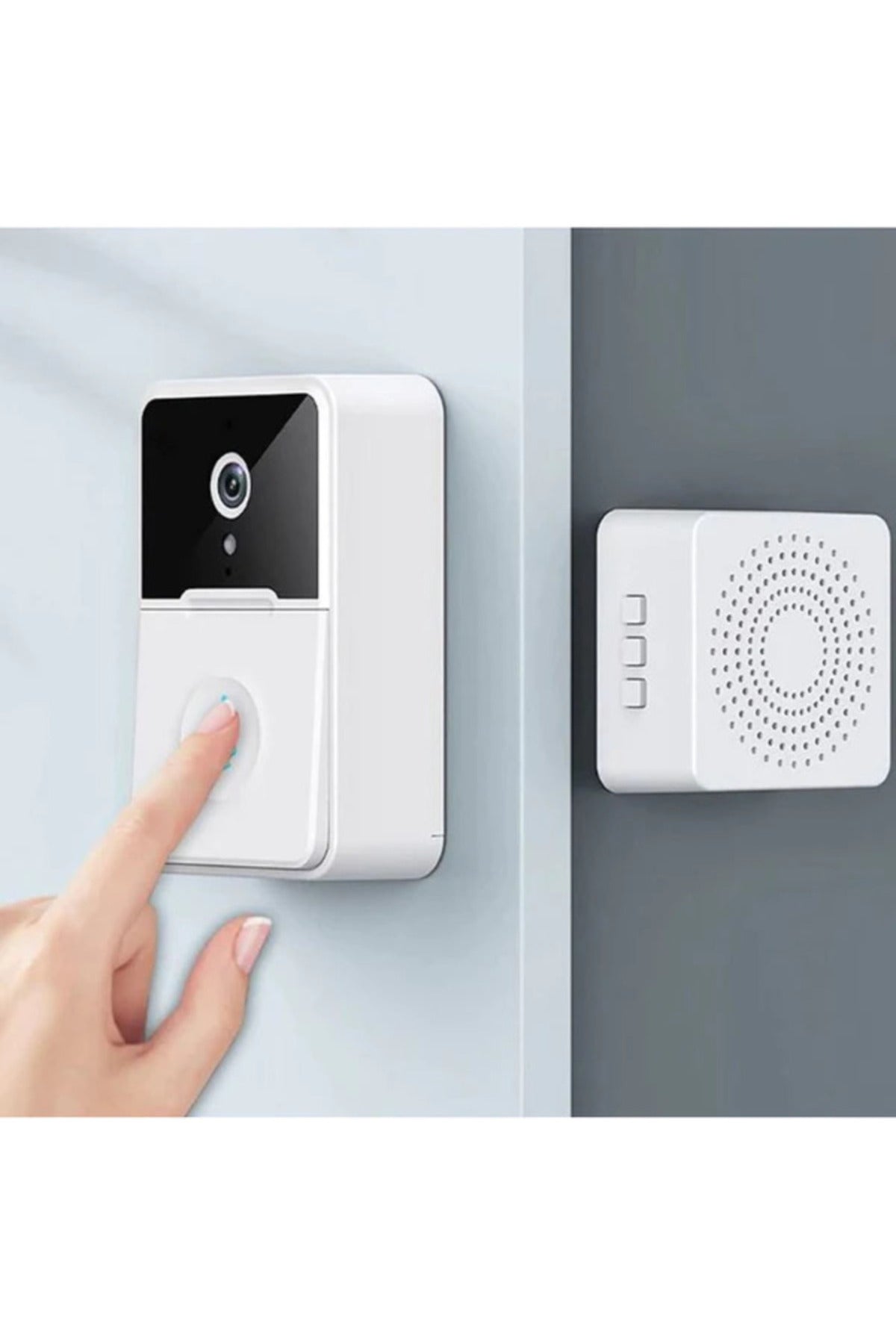 Sonerie Video Smart, WIFI, HD, Microfon, Nightvision, Compatibil IOS si Android, Distanta 30m