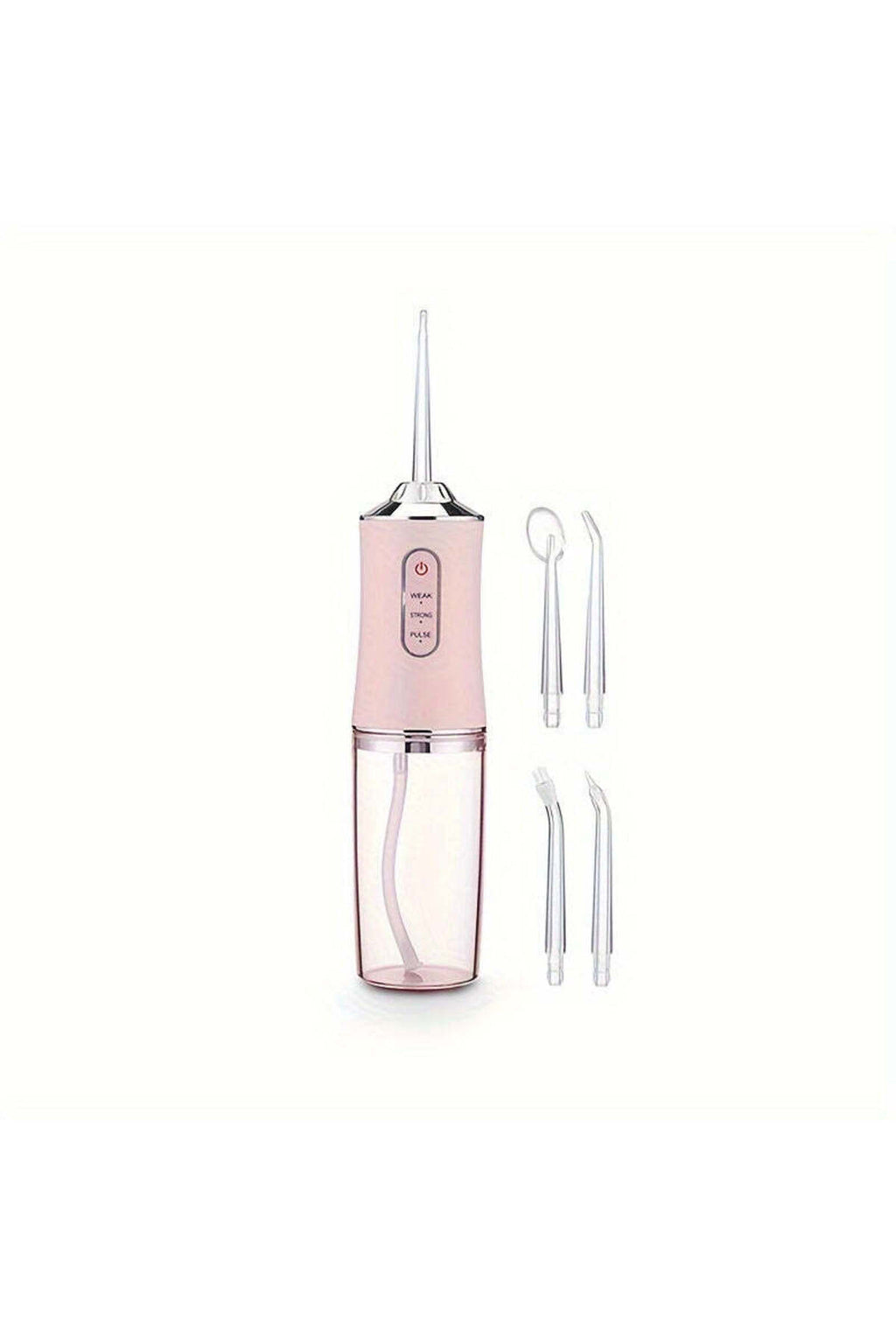 Irigator oral pentru duș bucal, Profesional, 4 accesorii și 3 moduri de curățare, 220 ml - Alb