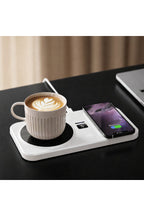 Încălzitor electric de cești cu încărcare wireless – Control inteligent al temperaturii