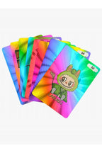 Set 55 Cartonașe Holografice Photo Card – Ilustrații Cute, Culori Vibrante