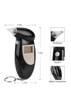 Tester digital portabil de alcool, măsurare precisă, material durabil
