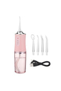 Irigator oral profesional pentru curățarea dentară, ERIS, 4 duze, curățare antitartru, rezervor 220 ml
