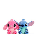 Set 2 Jucarii De Plus, 23 cm, Personaj din Lilo&Stitch, Albastru si Roz