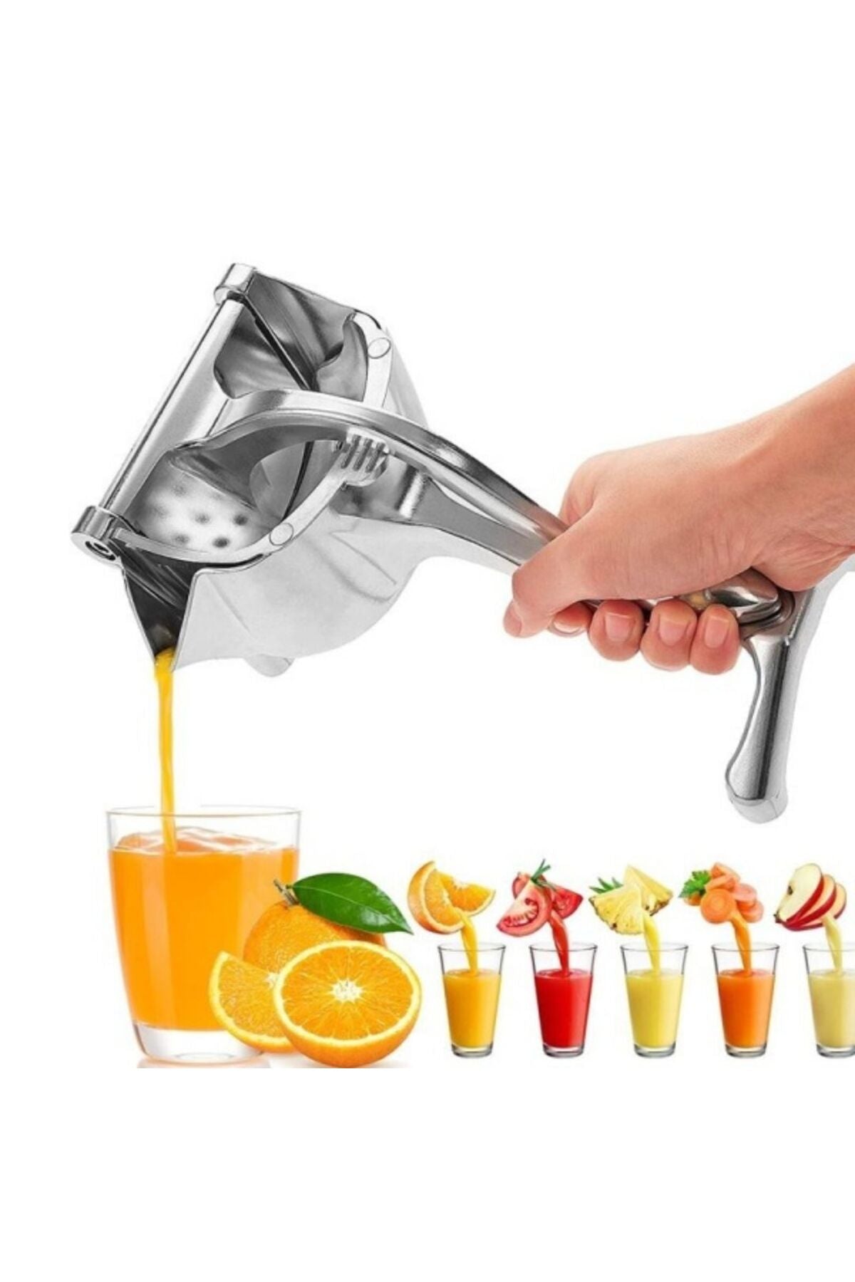 Storcător Manual Premium din Aluminiu pentru Citrice - Presă Profesională Lămâi, Portocale, Lime