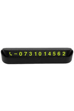Placă de susținere cu afișaj număr de telefon pentru mașină - 130 x 33 x 25 mm