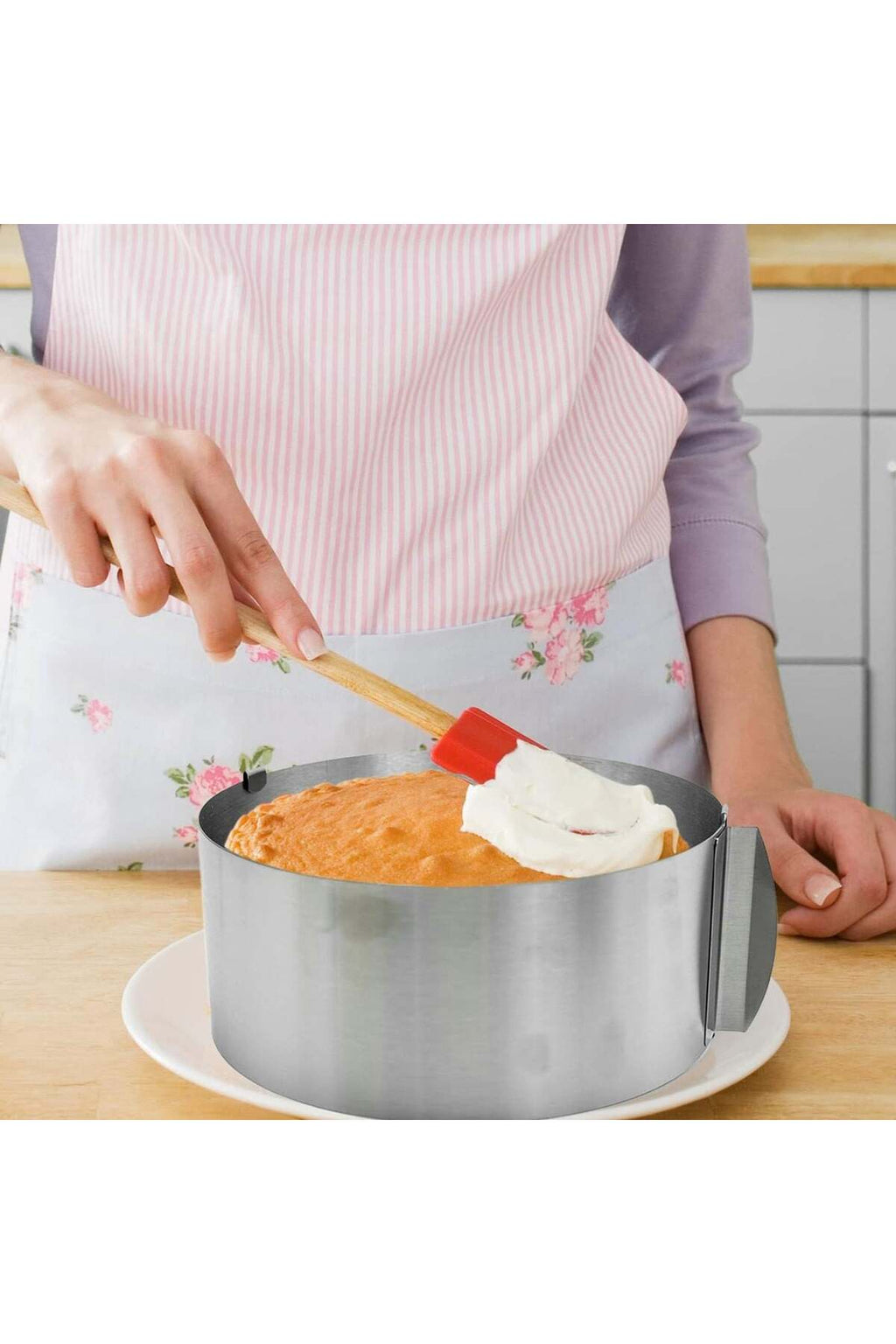 Forma Metalica Ajustabila Rotunda pentru Tort Ø15-30cm