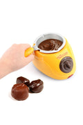 Aparat electric Chocolatiere 20W cu set fondue 10 persoane, pentru topit ciocolata si deserturi