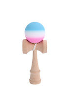 Kendama din lemn profesională, jucărie interactivă, 18 cm, minge cu suprafață antiderapantă, model gradient