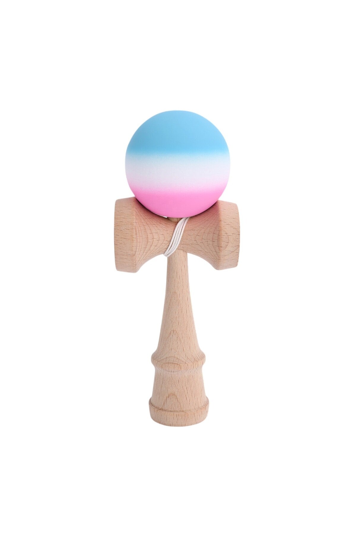 Kendama din lemn profesională, jucărie interactivă, 18 cm, minge cu suprafață antiderapantă, model gradient