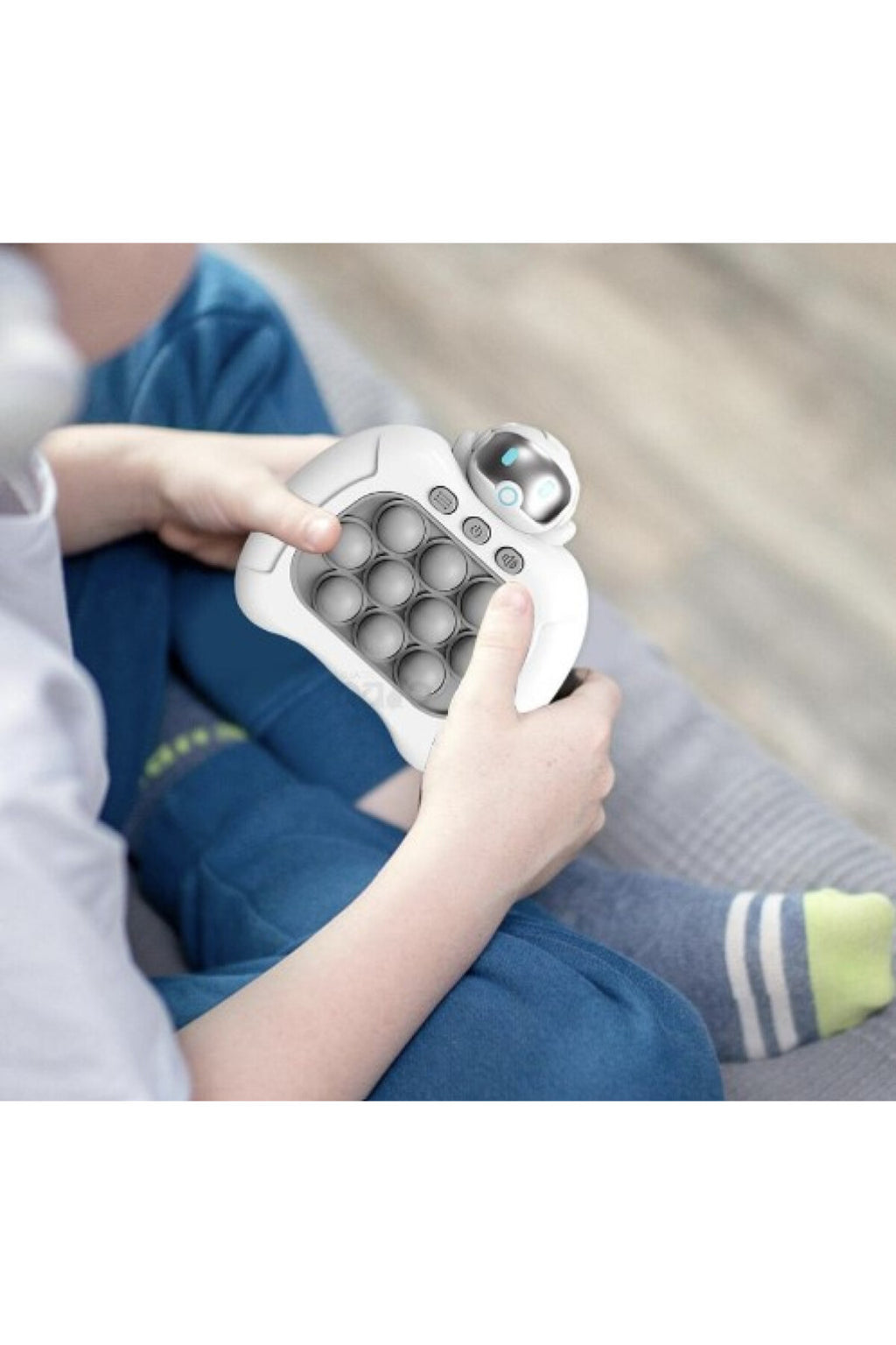 Joc interactiv Pop-It Consola, antistres, cu sunete si lumini, Astronaut